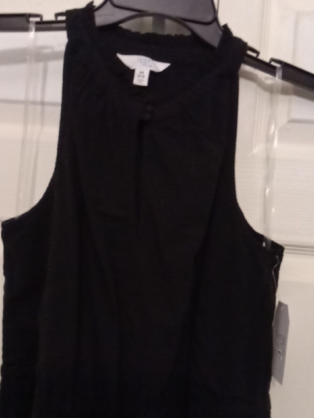 Time & True Women Cotton Mix Halter Maxi Dress